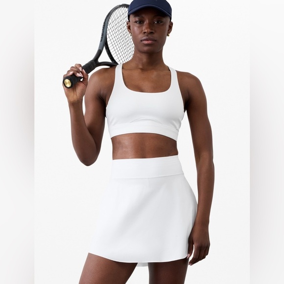 NWT Athleta Ace Advantage 15 1/2” White Skort Size Large. - Picture 4 of 8
